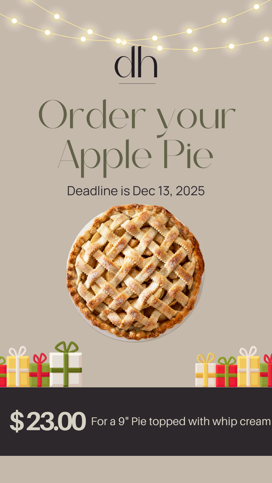 🎄🍏 Dulce Heaven Cafe Apple Pie